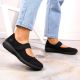 7. Comfortable Rieker W RKR575 openwork shoes, black