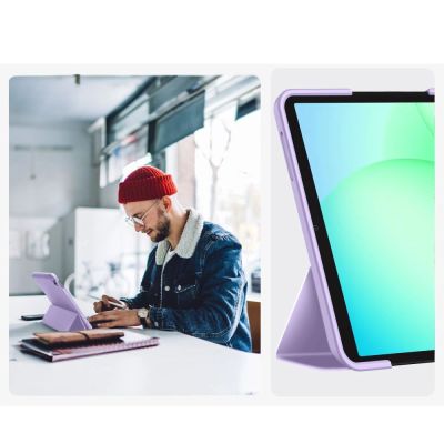 7. TechProtect SmartCase for Samsung Galaxy Tab A9+ / A11+ Plus 11.0 X210 / X215 / X216 / X230 / X235 / X236 - Purple