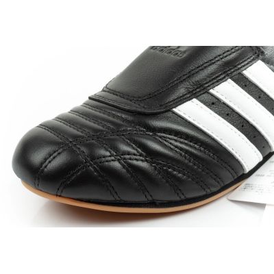 6. Adidas Women's Taekwondo Sports Shoes Black Leather Slip-On