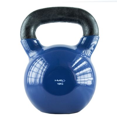 36. Blue HMS KNV16 cast iron kettlebell 16kg