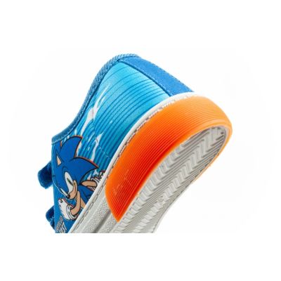 7. Leomil Sonic children's sports shoes, lightweight sneakers with Velcro, blue and red