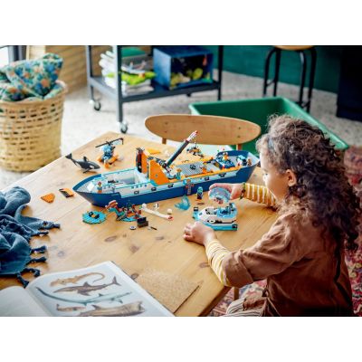 11. LEGO City 60368 Arctic Explorer Boat