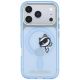 3. Karl Lagerfeld Peekaboo Logo MagSafe case for iPhone 18 Pro / 17 Pro - light blue