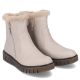 13. Beige women’s ankle boots with fur lining Rieker Y3481-60