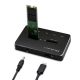 14. QOLTEC 2X SSD M.2 SATA | NGFF | USB TYPE C DOCKING STATION