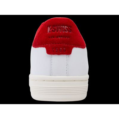 4. K-swiss LOZAN KLUB LTH WHITE/MARS RED/SNOW WHITE-M sneakers (07263-113-M)