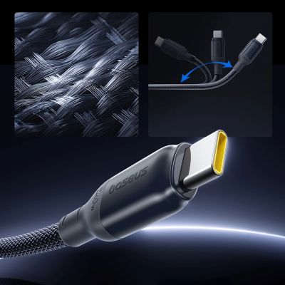 9. Baseus PicoGo 240W USB-C - USB-C Cable 2m - Black