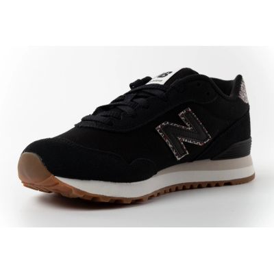 4. New Balance women’s 515 black suede leather sneakers