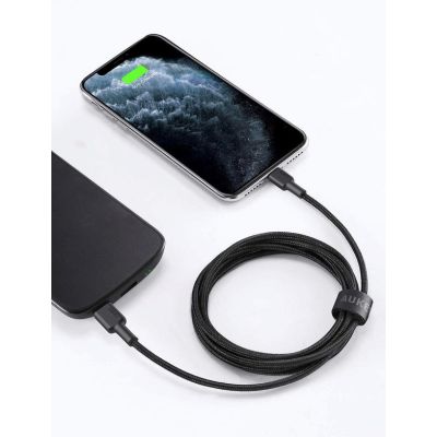 7. AUKEY CB-CL03 NYLON USB C-LIGHTNING CABLE 2M PD