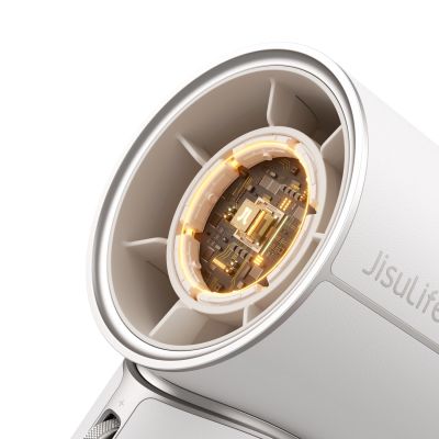 4. Jisulife Handheld Fan Pro1 Mini 4250mAh USB-C Portable Fan Blower - White