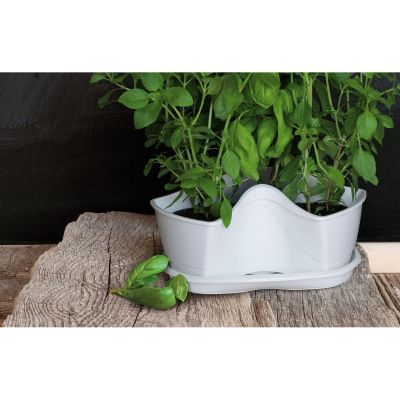 9. VERICAL GARDEN CASCADE HERB POT - GRAPHITE