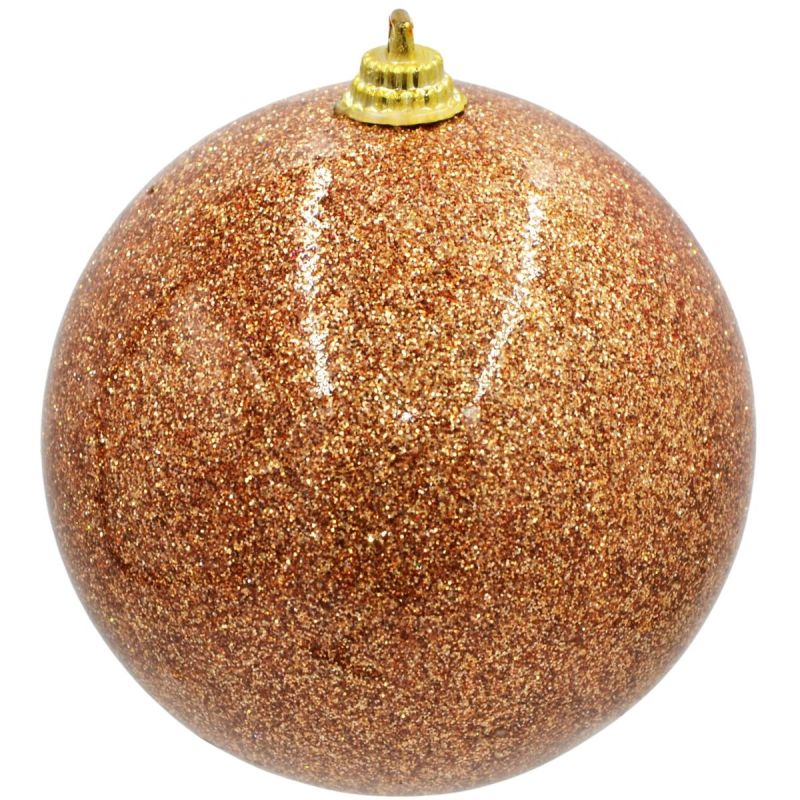11. SAFE PLASTIC BALL 8CM MICA GOLD