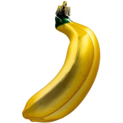 8. DECORATIVE PLASTIC BAUBLE SAFE 7 PCS BANANA MICA