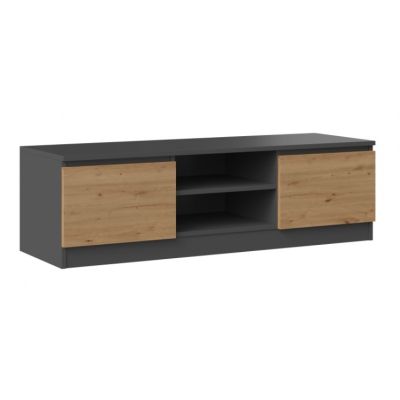 4. TV cabinet 120x40xH36 anthracite/artisan