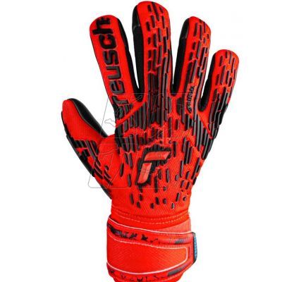 3. Reusch Attrakt Freegel Silver Finger Support Jr goalkeeper gloves 5372230 3333