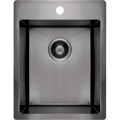 Single-bowl steel sink