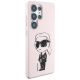 4. Karl Lagerfeld Silicone Graffiti Ikonik Printed Logo MagSafe Case for Samsung Galaxy S25 Ultra - Pink