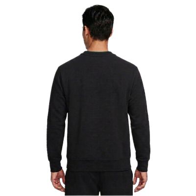 2. Nike Air Men's Fleece Crew-Neck Black Sweatshirt - HM0177-011
