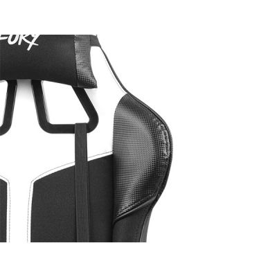 7. FURY AVENGER XL GAMING CHAIR BLACK AND WHITE NFF-1712