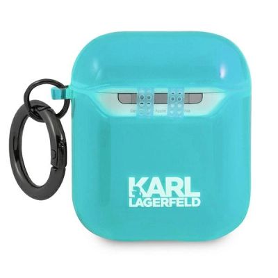 2. Karl Lagerfeld Choupette Case for AirPods 1/2 - Blue