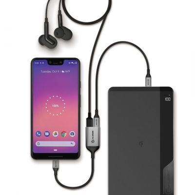 2. Alogic Adapter USB-C -> 2x USB-C St/2xBu 10cm Space gray