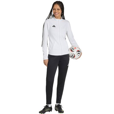 7. adidas Entrada 26 Track Women's Track Jacket, White, JZ6603