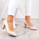 23. Sergio Leone W SK193B beige pearl heel pumps 