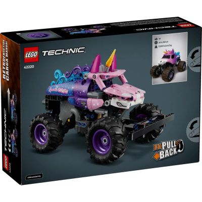 2. LEGO Technic 42220 Monster Jam Sparkle Smash