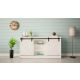 4. Chest of drawers 160x80x35 GRANERO white/white gloss