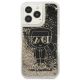 3. Karl Lagerfeld Liquid Glitter Gatsby Case for iPhone 13 Pro / iPhone 13 - Black