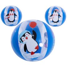INFLATABLE BEACH BALL 50CM PENGUIN MAGIC INK 53060