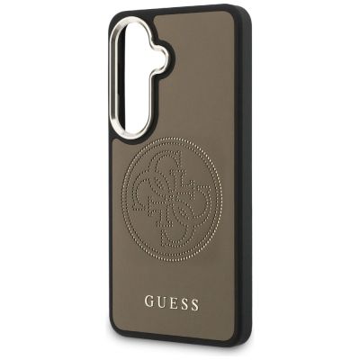 6. Guess Perforated Logo MagSafe Case for Samsung Galaxy S26 - Brown