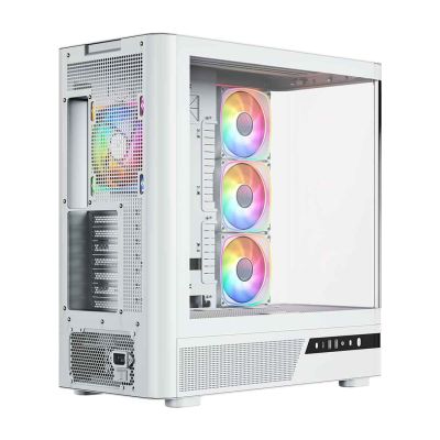 11. MODECOM VOLCANO AQ 200 ARGB MIDI CASE WHITE