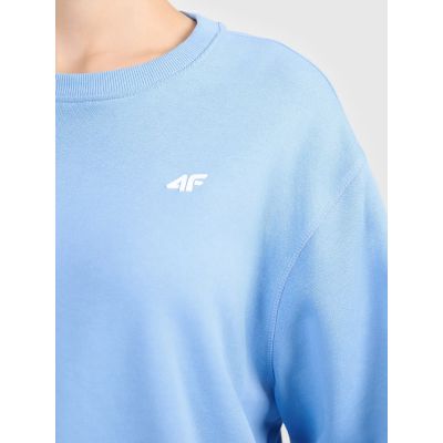 3. Women's round neck open sweatshirt 4F 4FWAW26TSWSF2672-32S