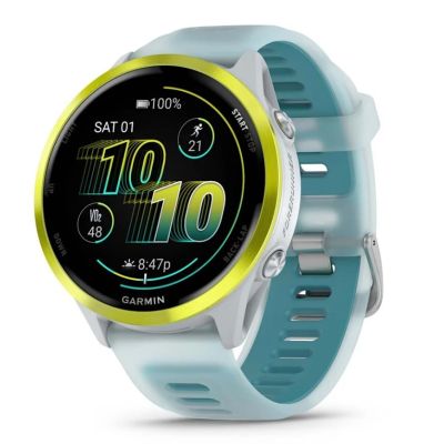 2. Garmin Forerunner 570 3.56 cm (1.4") AMOLED 47 mm Digital 454 x 454 px Touchscreen White, Yellow Wi-Fi GPS