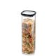 5. GEFU PANTRY Rectangular Container 2.5 l Black, Transparent 1 pc.
