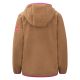 2. Trollkids Kids Aurlandsfjord Jacket children’s fleece jacket with hood, zip closure, brown (466-823)