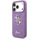 2. Guess Fixed Glitter Big 4G case for iPhone 17 Pro - purple