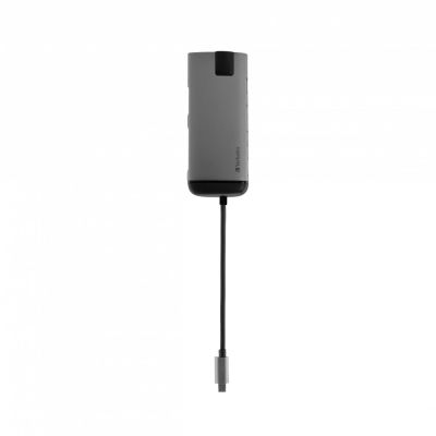 5. VERBATIM MULTIPORT USB-C 3.1, 3X USB 3.0, HDMI 4K, RJ45, SD/MICRO SD 49142