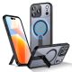 2. Hybrid Armor X Case for iPhone 17 Pro Max with Stand, Compatible with MagSafe - Black