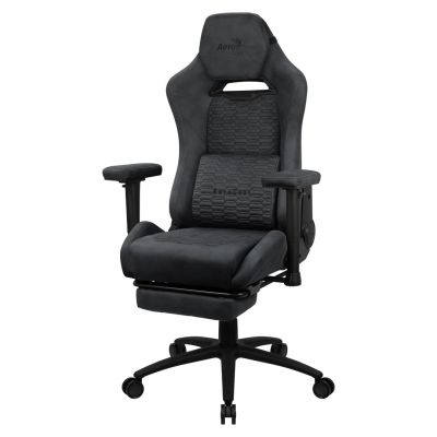 AEROCOOL ROYAL AeroSuede SLATE GRAY CHAIR