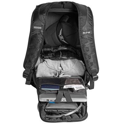 4. OGIO MOTORCYCLE BACKPACK NO DRAG MACH 1 BLACK P/N: 123008_36