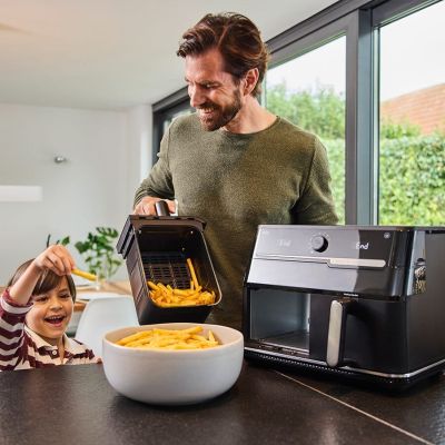 7. Braun TwinCook 5 Double 10L Autonomous 2800W Hot Air Fryer Black