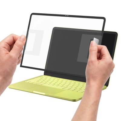 4. Spigen Glas.tR Slim FC Tempered Glass Screen Protector for MacBook Neo 13" 2026 - Black