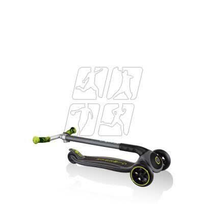 6. Globber Master Prime 3-Wheel Scooter / Black - Lime Green 664-106