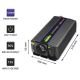 4. QOLTEC VOLTAGE CONVERTER MONOLITH 1200 MS WAVE | 12V TO 230V | 600/1200W | USB