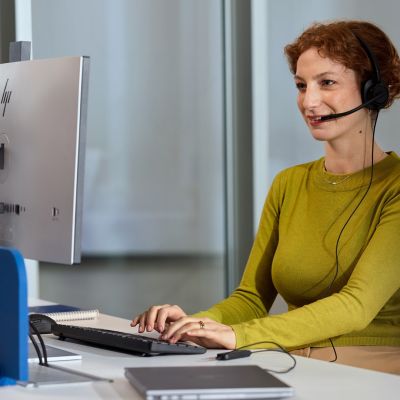 48. HP Poly Mission 415 Monaural USB Wired Headset