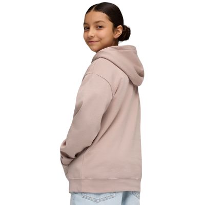 4. Puma ESS Centered Cat Logo Relaxed Hoodie for Kids Pink 692973 89