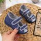 11. Boys' slippers and sandals, navy blue Nazo