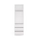 13. Modular Wardrobe OPENO SET 260/200 WHITE – Drawers, Rails and Shelves, Large, for the Bedroom